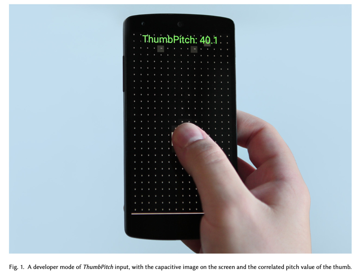 ThumbPitch: Enriching Thumb Interaction on Mobile Touchscreens using Deep Learning